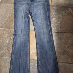 Banana Republic Classic Denim Flare Leg Jeans, Size 4 Look